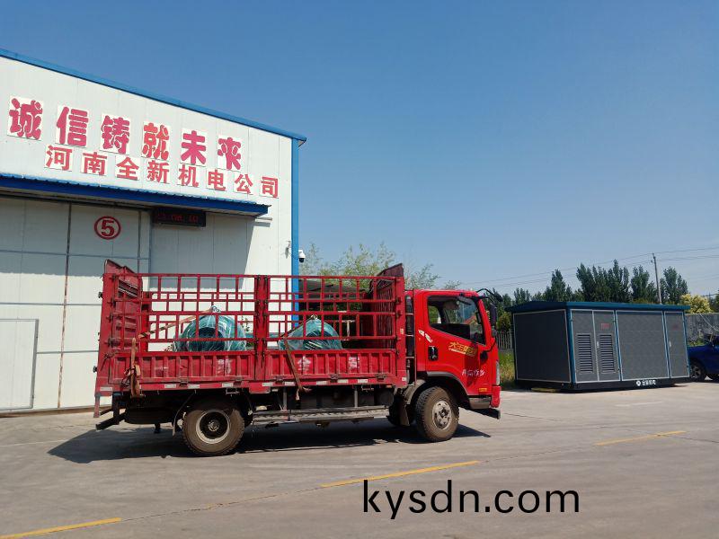 2檯電機髮貨山東淄愽