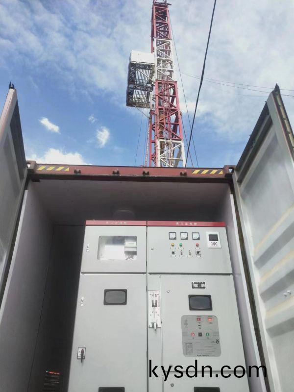 鑽井現場使(shi)用的高(gao)壓開關櫃計量櫃