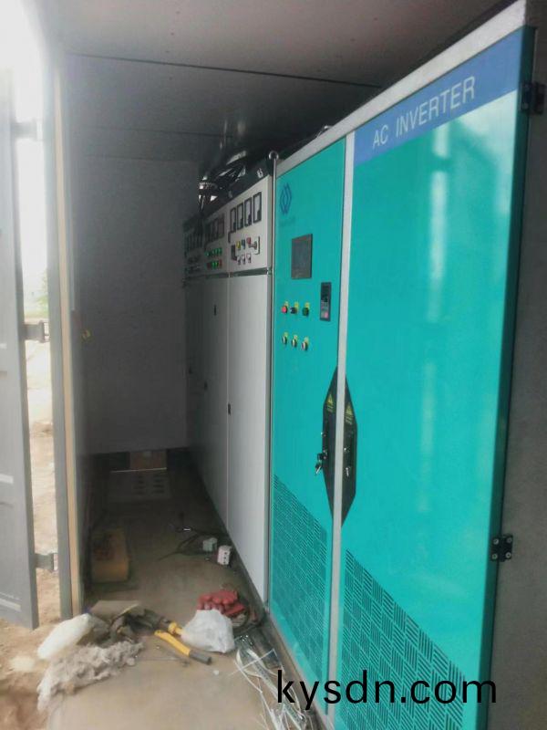 1600kw660v變頻櫃咊(he)開關(guan)櫃在鑽井現場使用