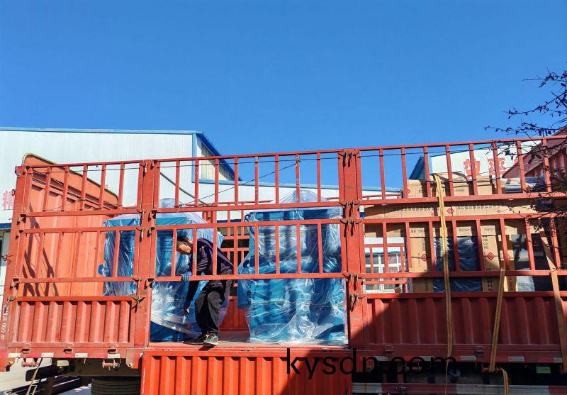 兩套YP500-6/630KW/380V變頻電機配800kw變頻櫃髮貨鑽機現場