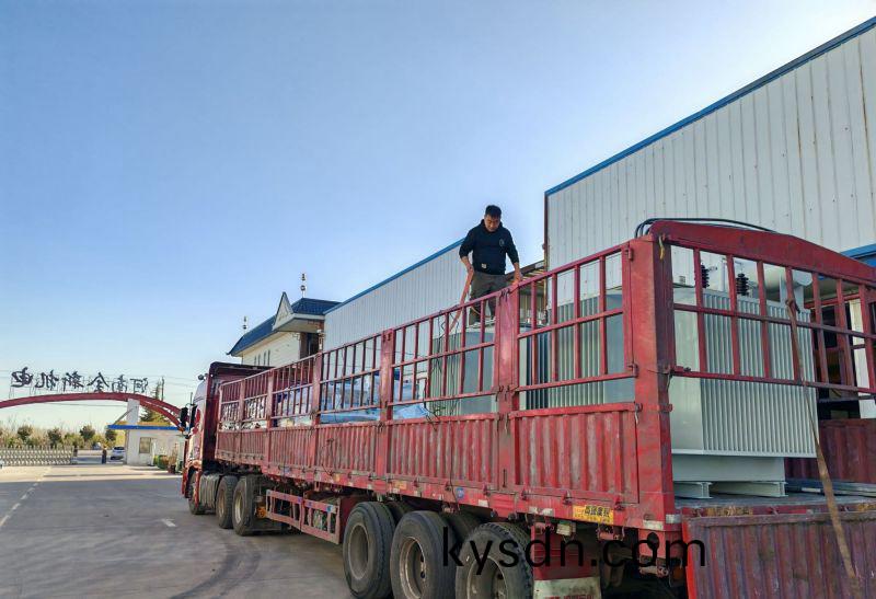 兩檯S11-3150kva變壓(ya)器髮貨