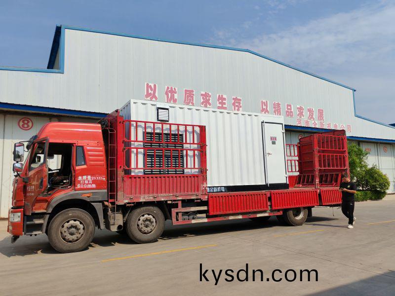 1600kva箱變配630kw正壓防爆電機(ji)髮貨鑽井隊